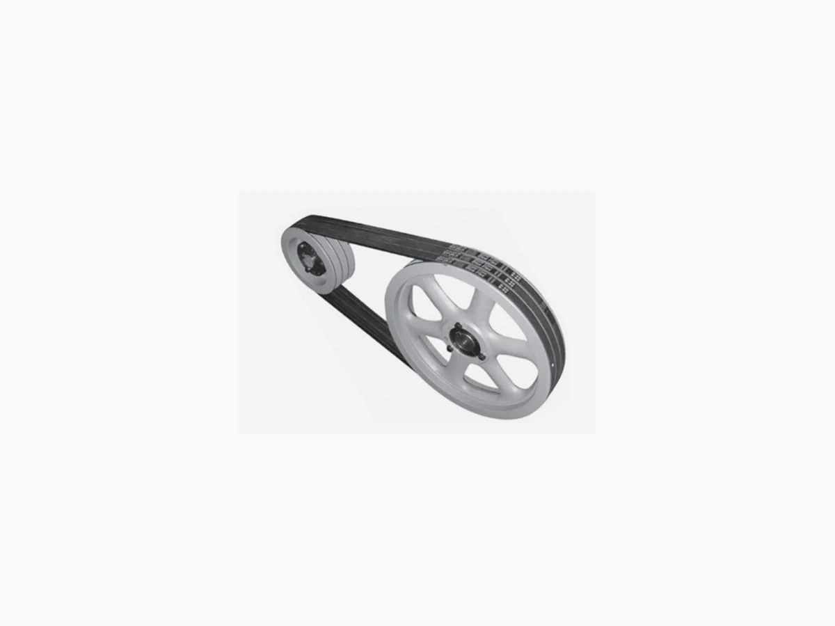 V-belt pulley drive